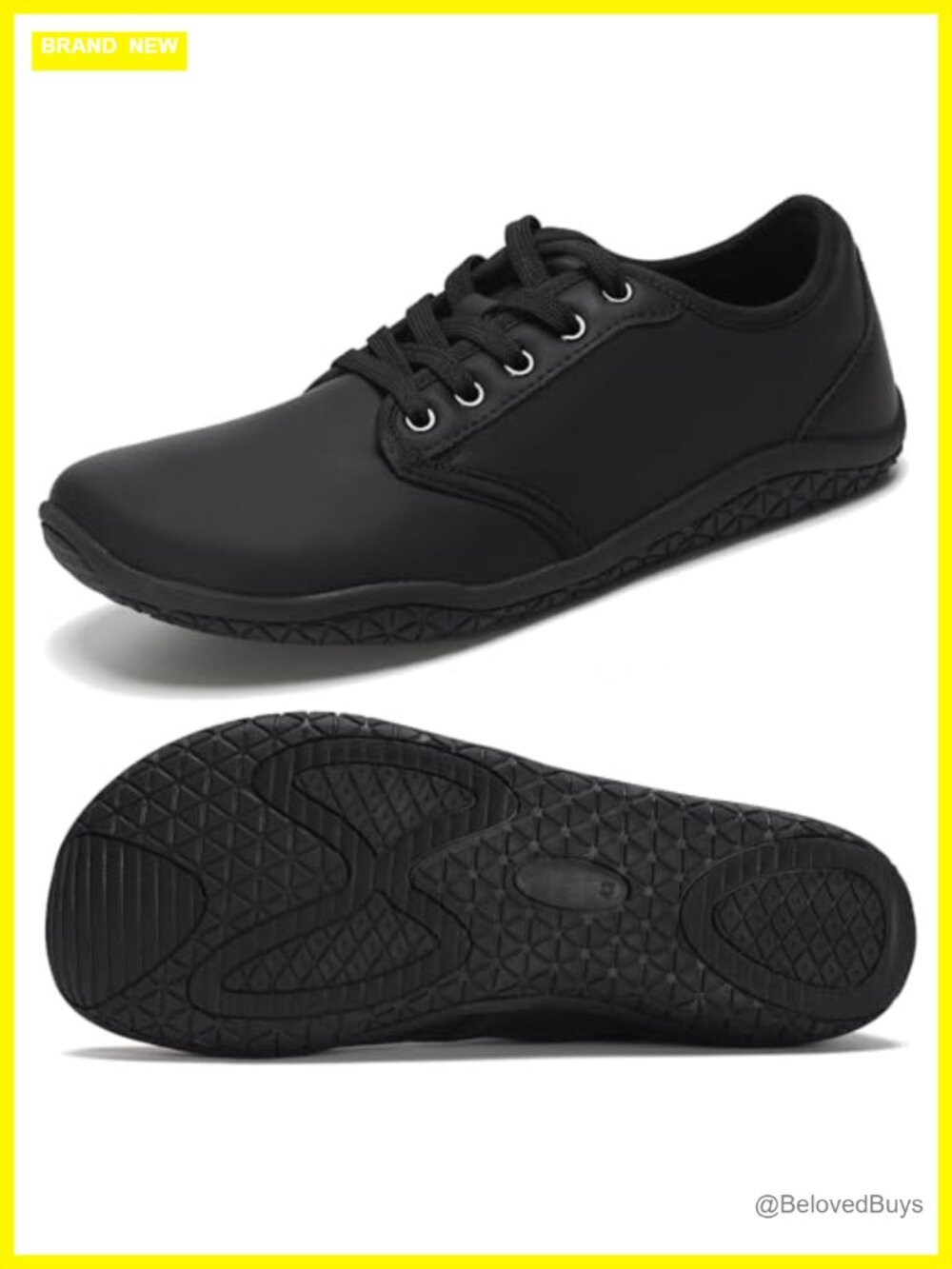 Minimalist Barefoot Wide Toe Box Zero Drop Sneakers Lace Up Athletic Shoe